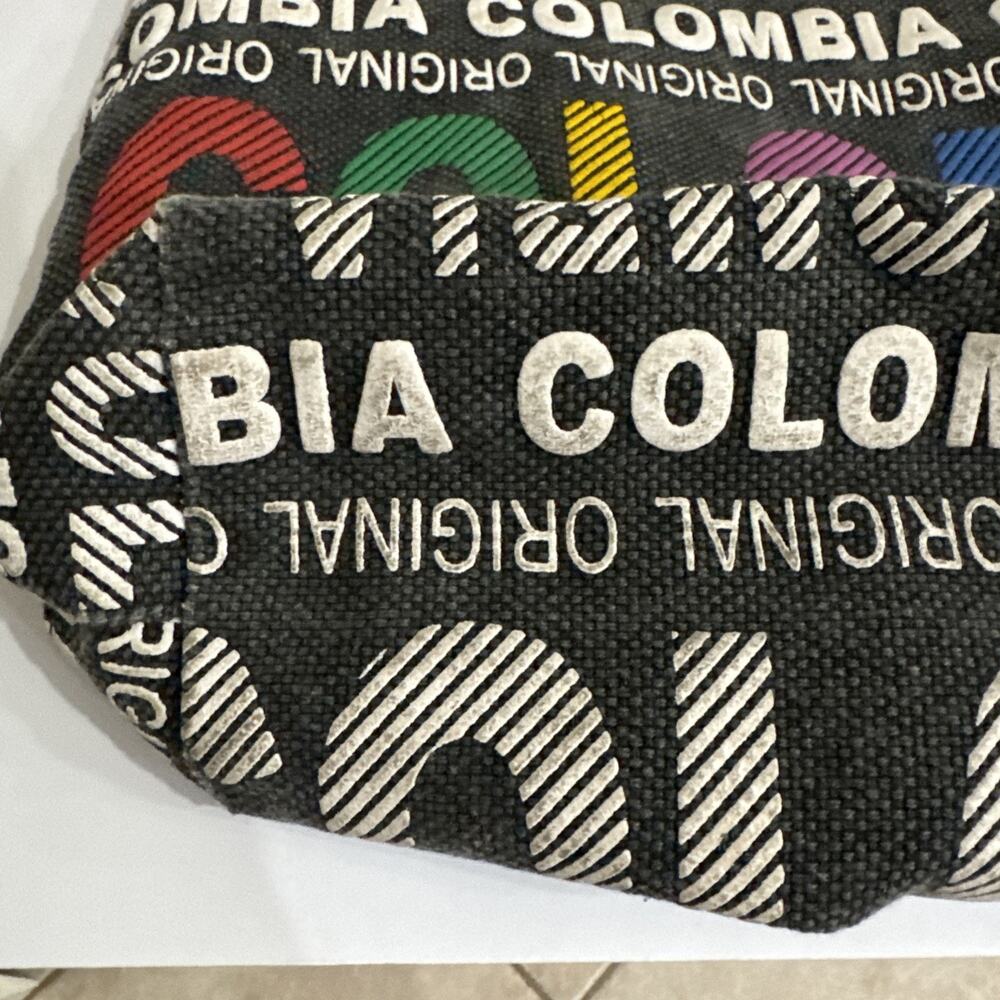 Rare Robin Ruth Bag Original Columbia Black Bag With Colorful Columbia - Picture 5 of 16